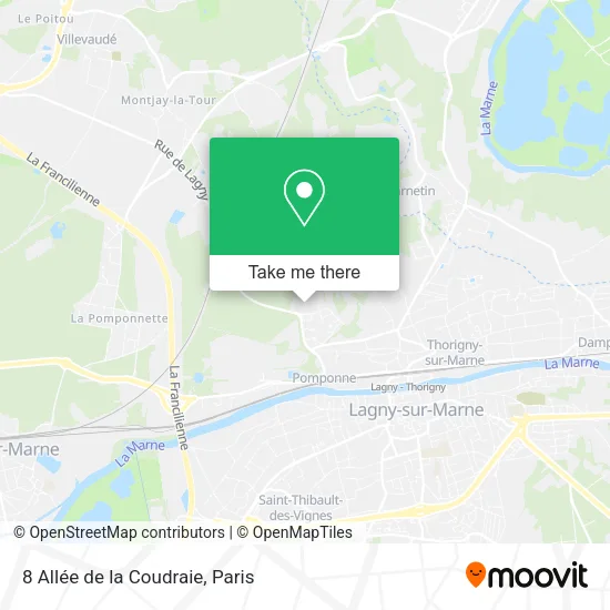 8 Allée de la Coudraie map