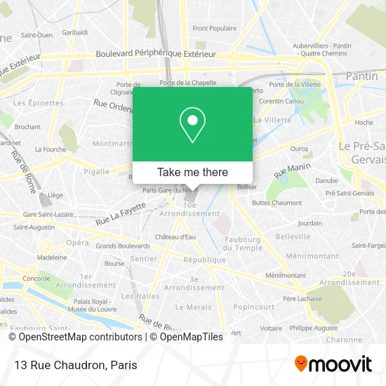 13 Rue Chaudron map