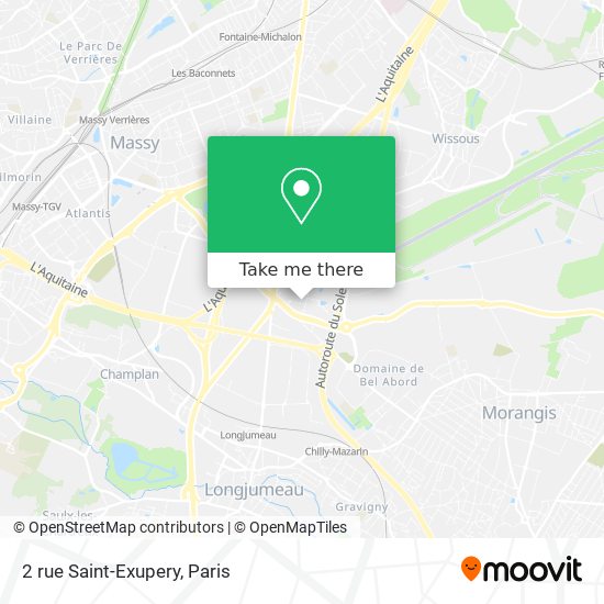 2 rue Saint-Exupery map