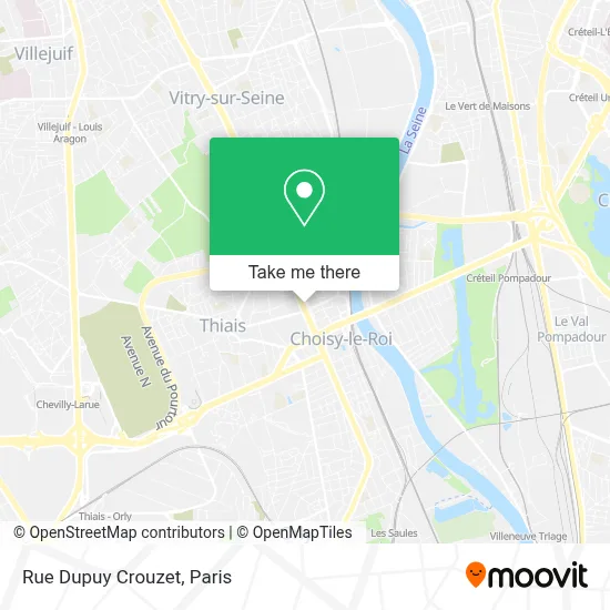 Rue Dupuy Crouzet map