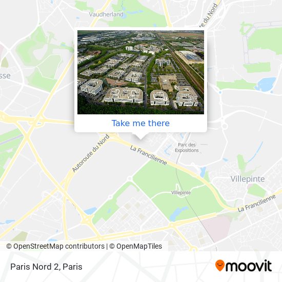 Paris Nord 2 map