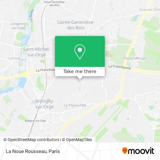 Mapa La Noue Rousseau