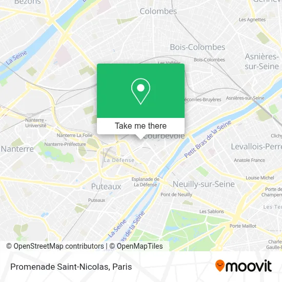 Promenade Saint-Nicolas map