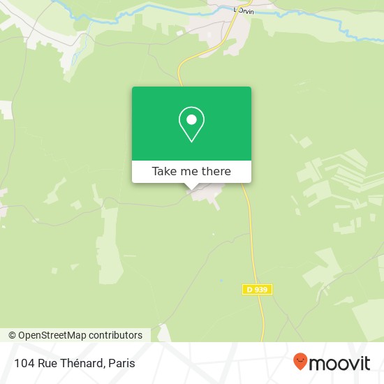Mapa 104 Rue Thénard