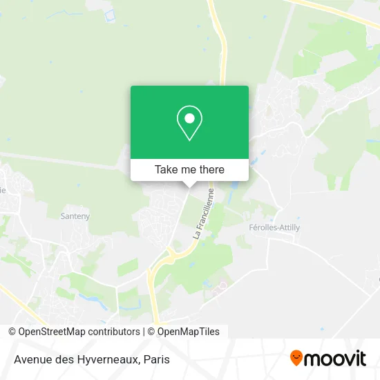 Avenue des Hyverneaux map