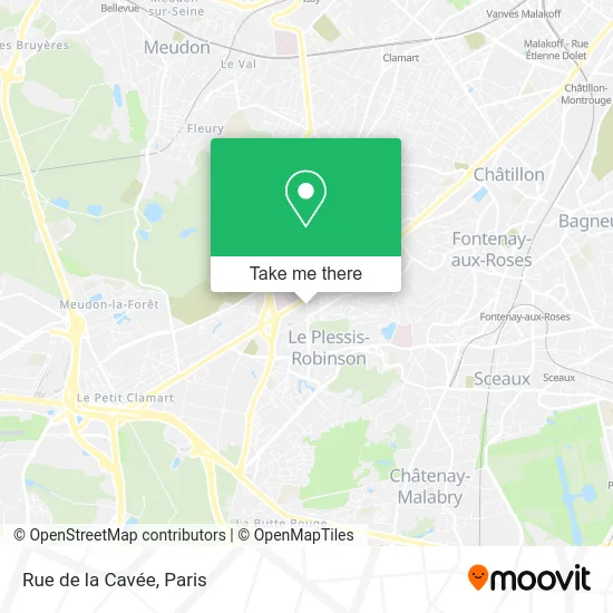 Rue de la Cavée map