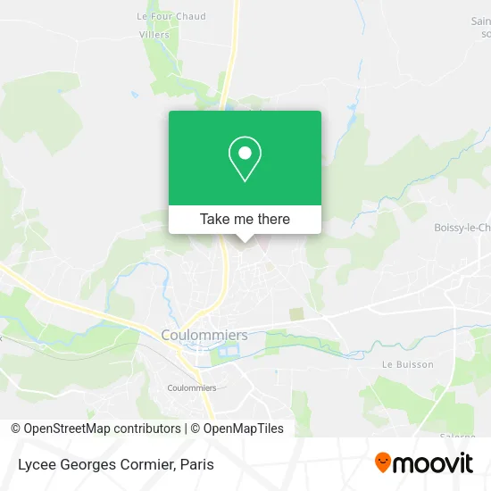 Lycee Georges Cormier map