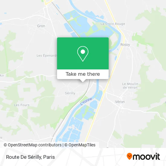 Route De Sérilly map