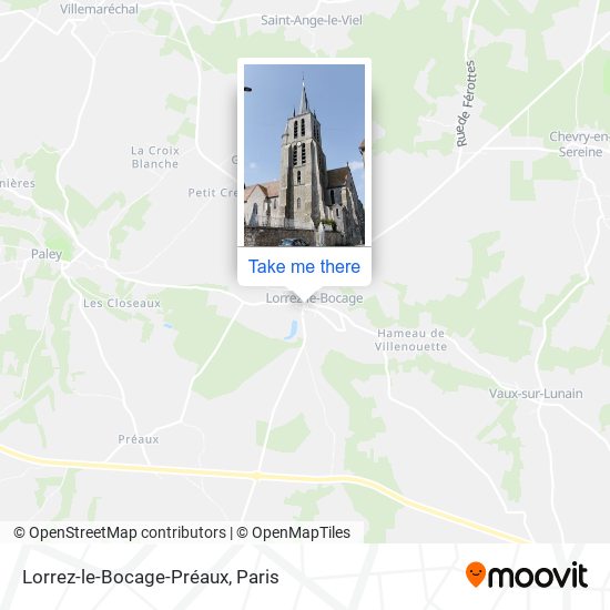 Lorrez-le-Bocage-Préaux map