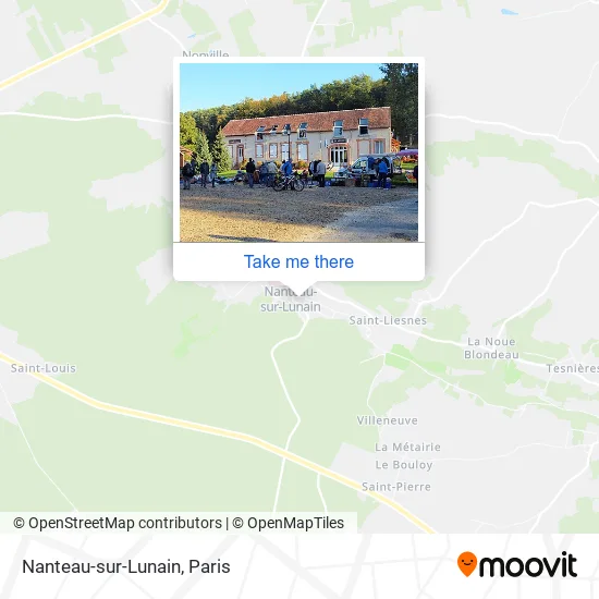 Nanteau-sur-Lunain map
