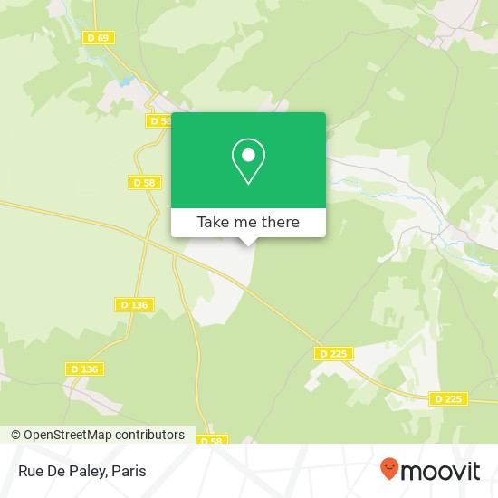 Rue De Paley map