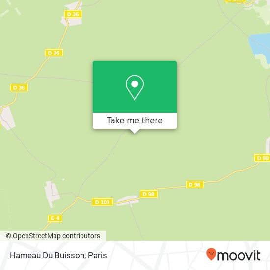 Hameau Du Buisson map