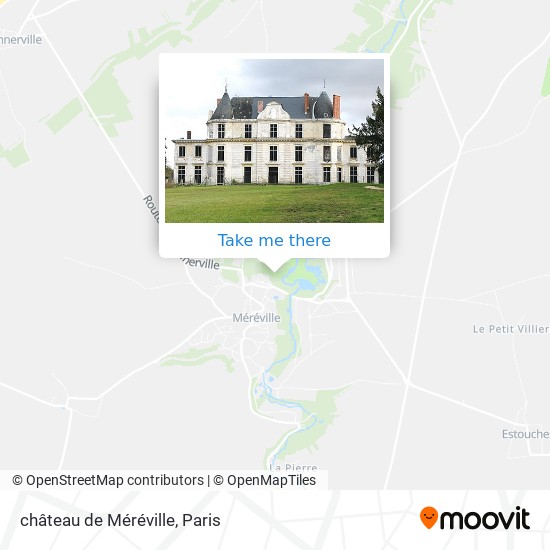 château de Méréville map