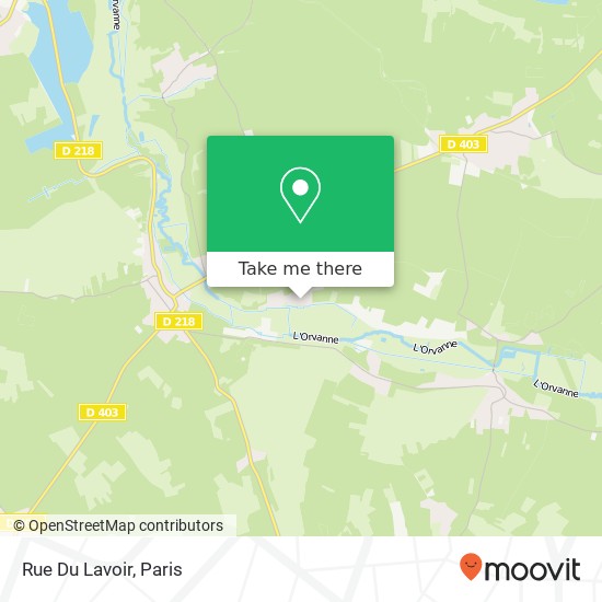 Mapa Rue Du Lavoir