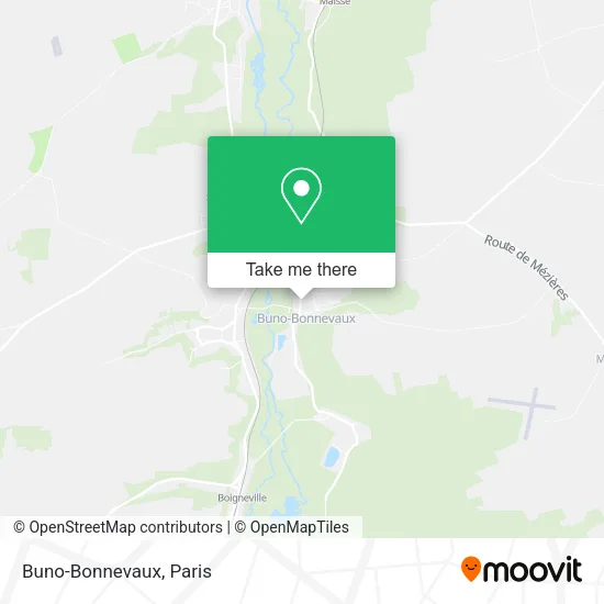 Buno-Bonnevaux map