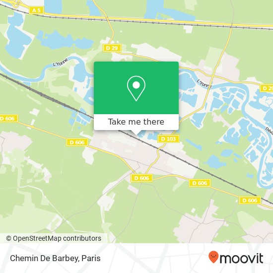 Mapa Chemin De Barbey