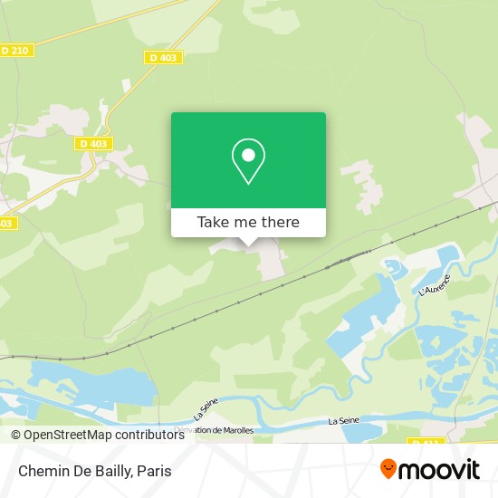 Chemin De Bailly map