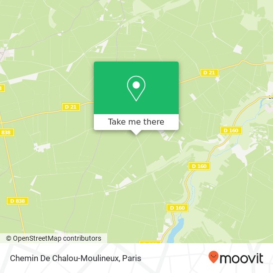 Chemin De Chalou-Moulineux map