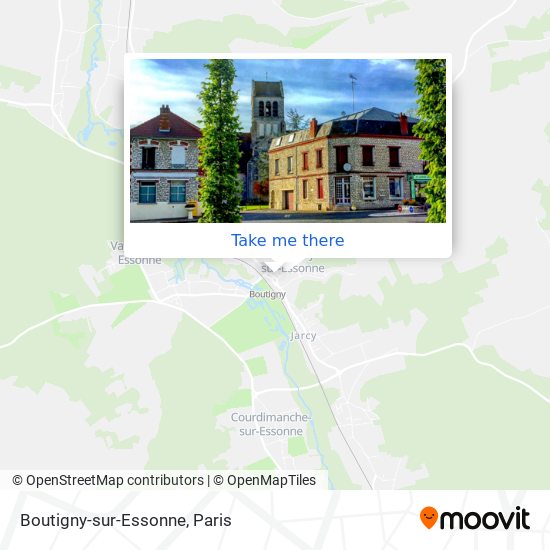 Mapa Boutigny-sur-Essonne