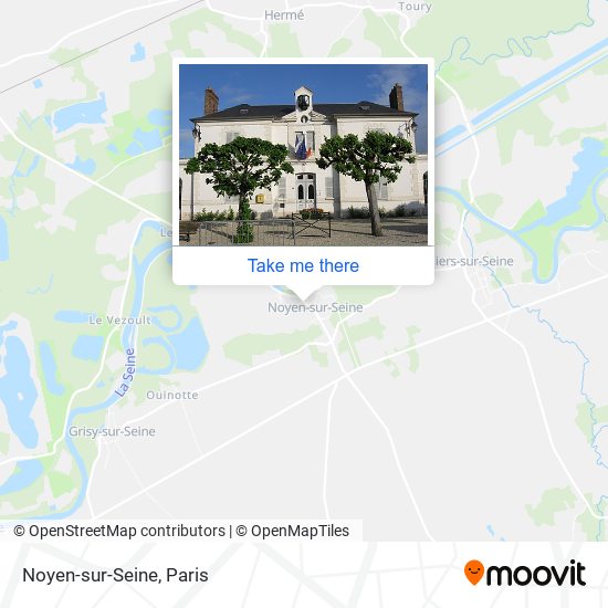 Noyen-sur-Seine map