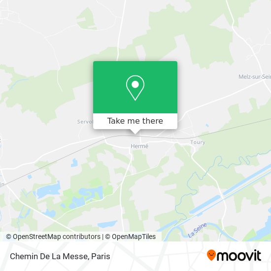 Chemin De La Messe map