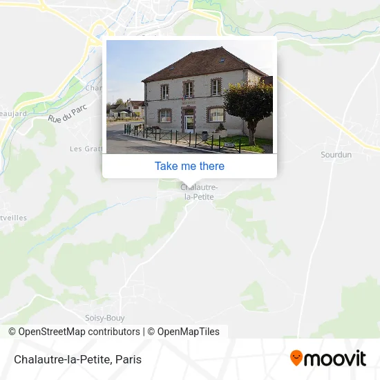 Chalautre-la-Petite map