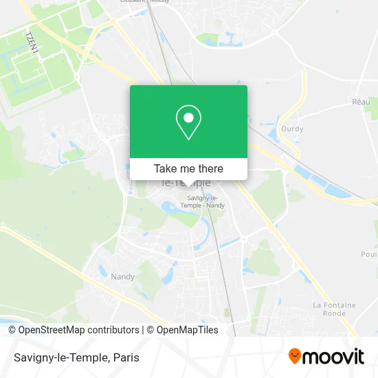 Savigny-le-Temple map