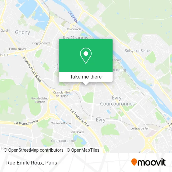 Rue Émile Roux map