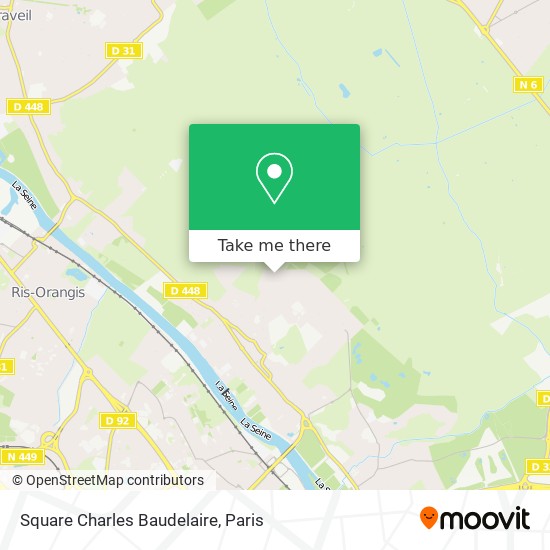 Square Charles Baudelaire map