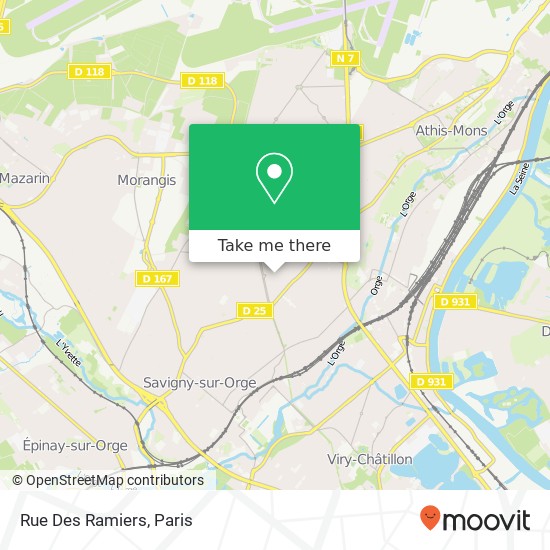 Rue Des Ramiers map