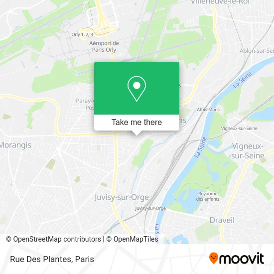 Rue Des Plantes map