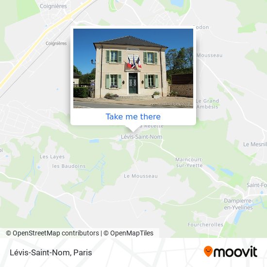 Lévis-Saint-Nom map