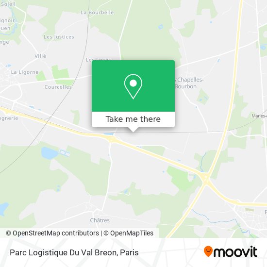 Parc Logistique Du Val Breon map