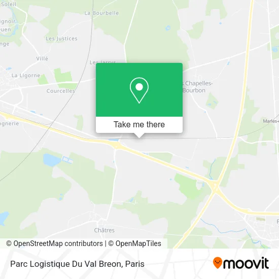 Parc Logistique Du Val Breon map
