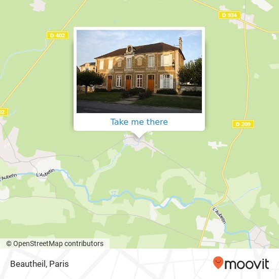 Beautheil map