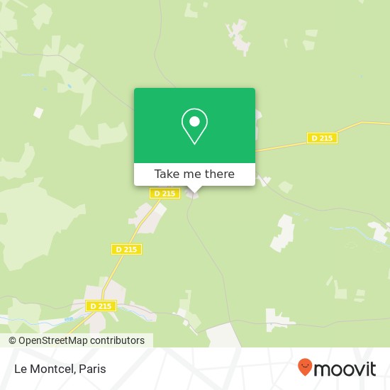 Le Montcel map