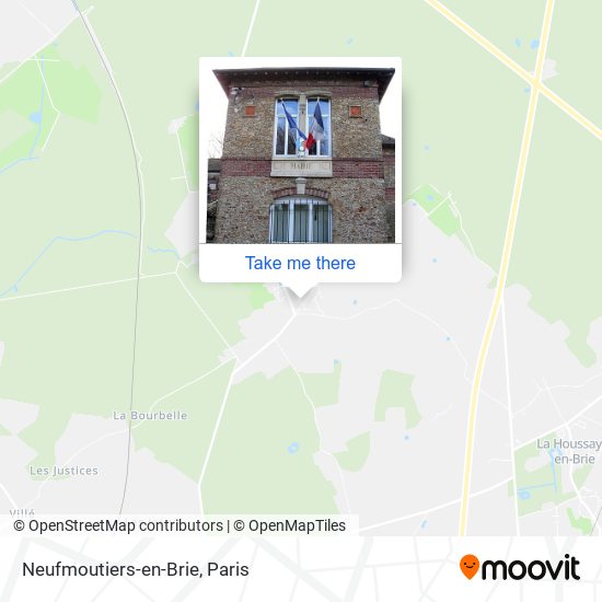 Neufmoutiers-en-Brie map