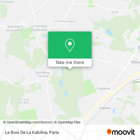 Le Bois De La Kabiline map