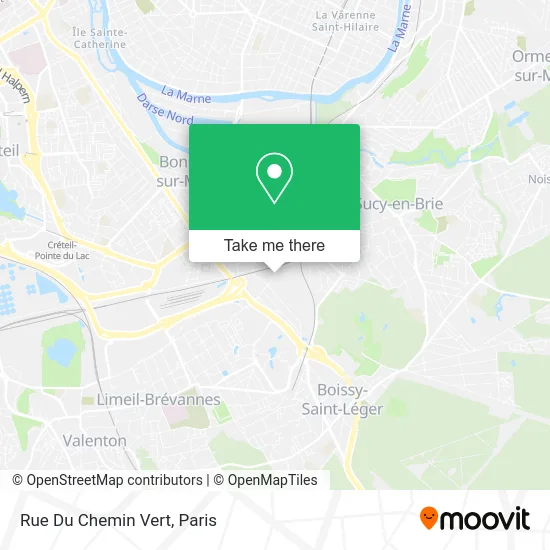 Rue Du Chemin Vert map