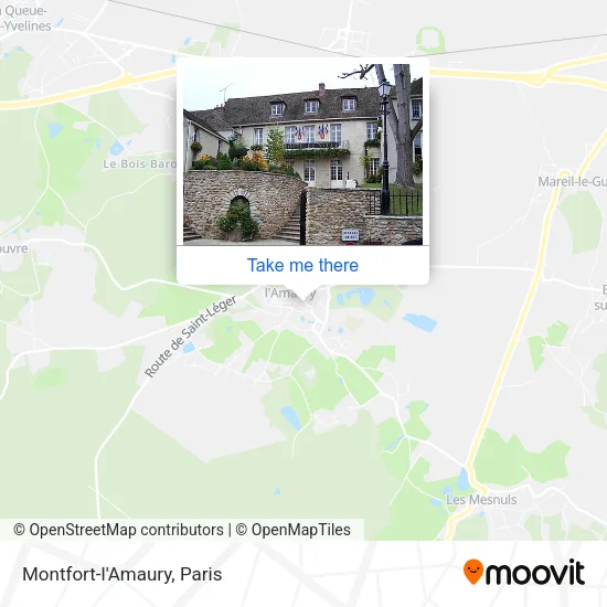 Montfort-l'Amaury map