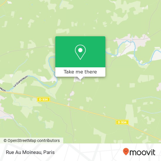 Mapa Rue Au Moineau