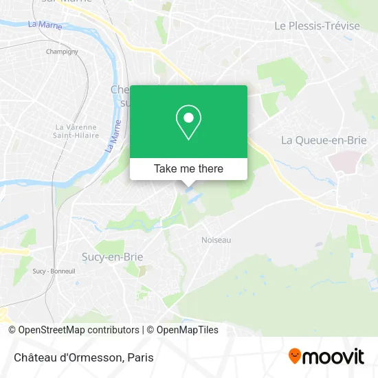Château d'Ormesson map