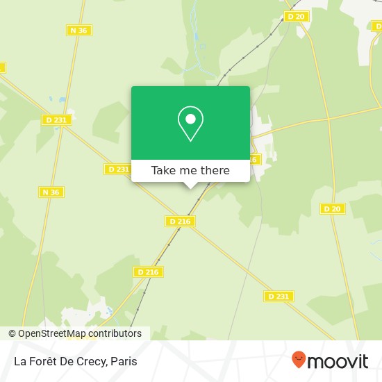 La Forêt De Crecy map