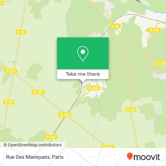 Rue Des Maniquets map