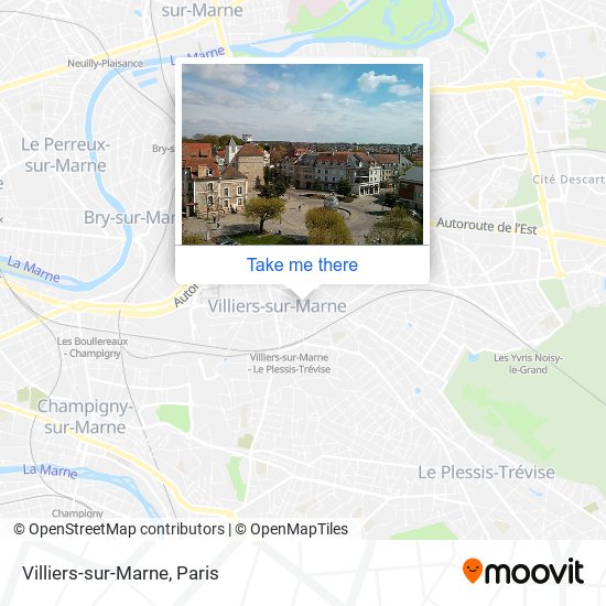 Mapa Villiers-sur-Marne