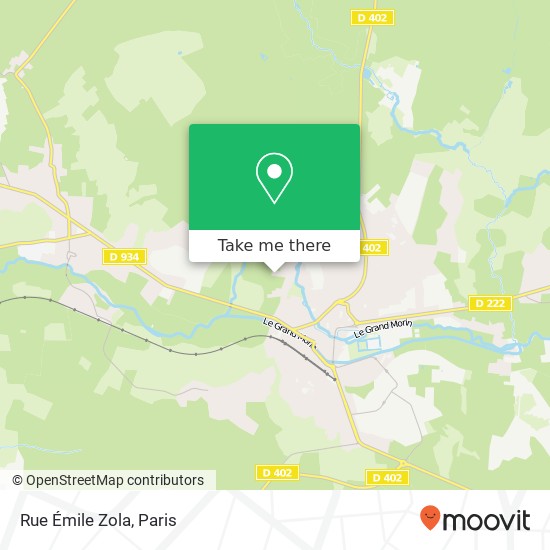 Mapa Rue Émile Zola
