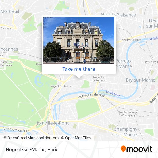 Mapa Nogent-sur-Marne