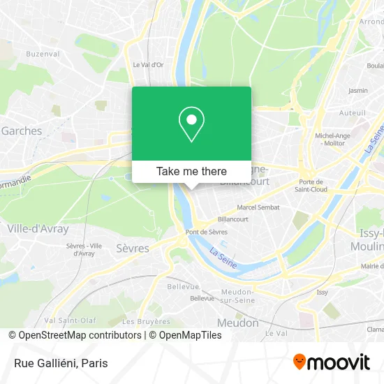 Rue Galliéni map