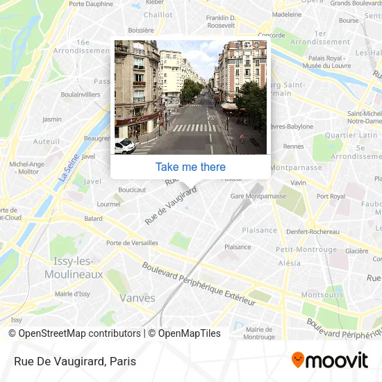 Rue De Vaugirard map