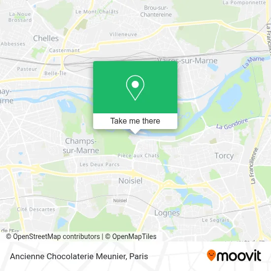 Ancienne Chocolaterie Meunier map